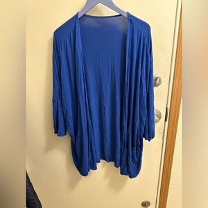 Blue cardigan